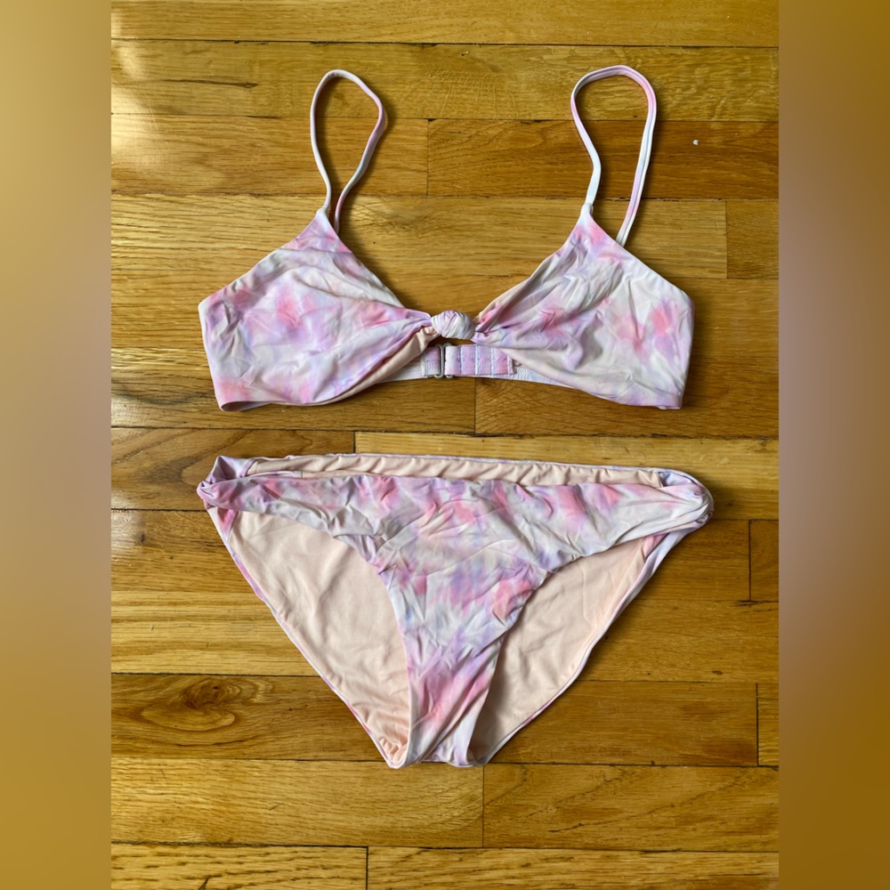Billabong Pink Tie Dye Swimsuit